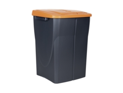 Lixeira para reciclar 45 litros de cor laranja 36,5 x 36 x 51 cm COFAN