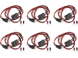 Cable De Alimentación De Onda Corta De 6 Pines Y 1 M Con Fusible De 30 A (6 Unidades) Para Ft-857d Y Ft-897d.