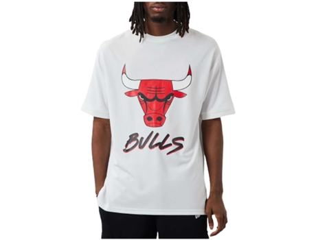 Camiseta de Hombre NEW ERA Corta Nba Script Mesh Chicago Blanco (XL)