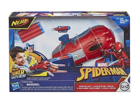 Guante SPIDER-MAN Nerf Lanzador Arácnido
