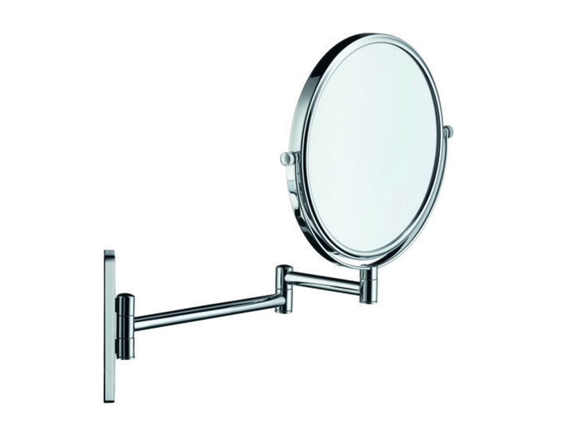 Duravit D-code Espejo De Maquillaje Redondo, Cromado