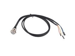 Cable De Conmutación Del Host De La Computadora De Escritorio Metal Led Botón De Encendido Azul