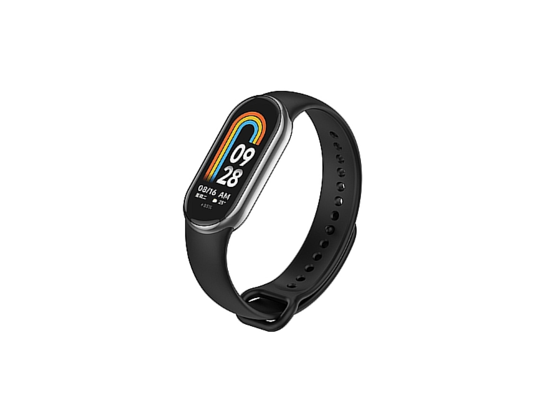 Bracelete Siliconee para Xiaomi Smart Band 8 Preto 
