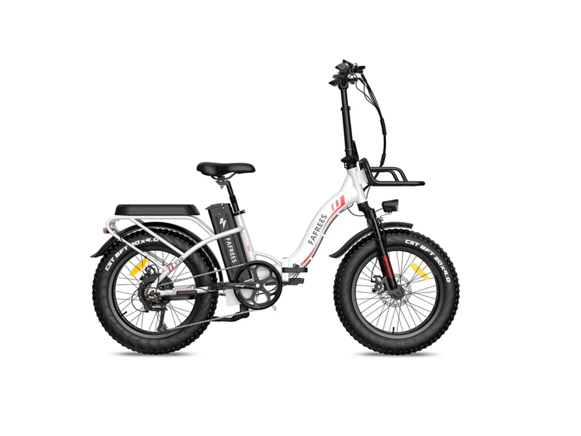 Bicicleta eléctrica plegable Fafrees F20 Max 250w 48v22.5ah 20 pulgadas 25 km/h blanca