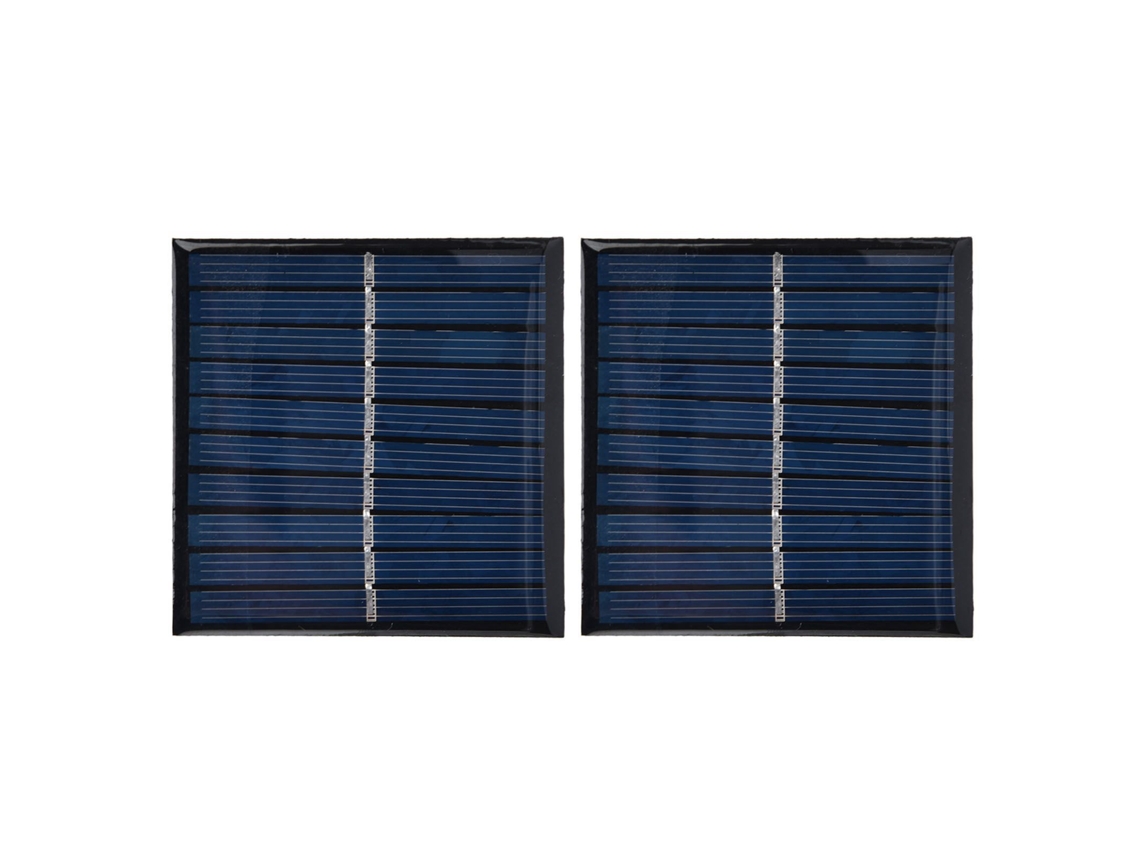 2 Paneles Solares Portátiles Flexibles Mini De 0,7 W Y 5 V (0-140 Ma) Para Proyectos De Bricolaje (policristalino)