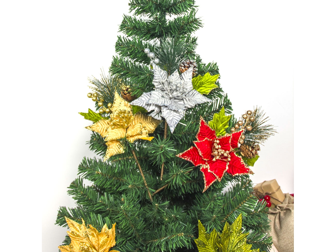 3 paquetes de ramas de pino y piñas artificiales para manualidades navideñas