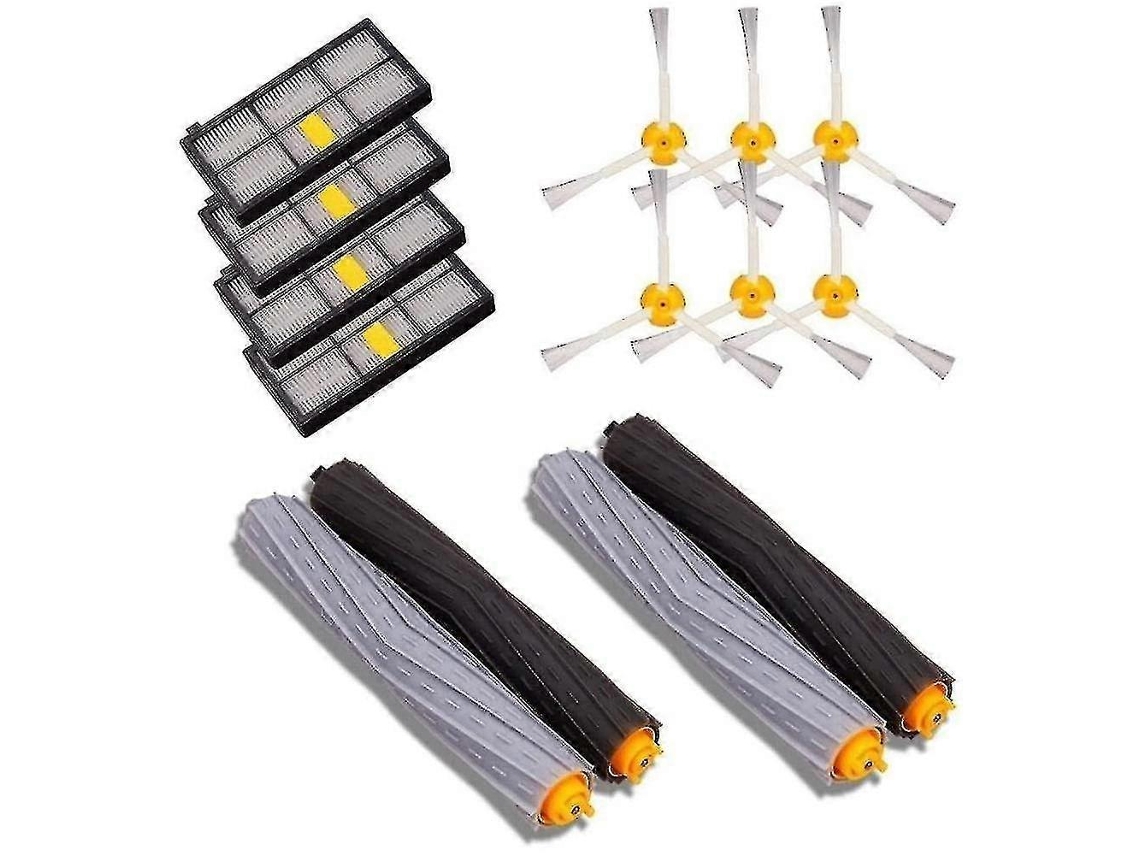 Kit de cepillos de repuesto - Piezas de repuesto compatibles con iRobot Roomba series 800, 860, 870, 880 y 890