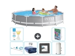 Intex Piscina Prism Frame Redonda - 366x76 Cm - 7-peças S43