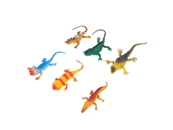 Juego de 6 figuras realistas de lagartos de PVC, juguetes educativos para niños (2026)