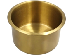 Portavasos De Cobre Para Vehículos, Empotrable, De Fácil Inserción, Para Consolas De Autocaravanas Y Barcos.