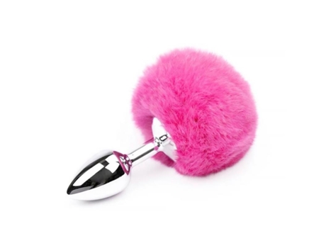 Plug Anal Con Pompón Rosa Talla S AFTERDARK