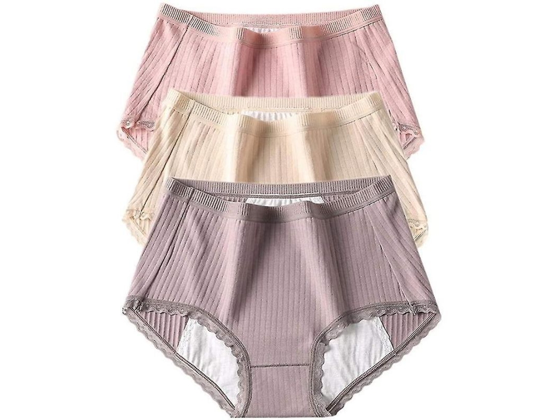 2026-braguitas Menstruales Para Mujer Sin Costuras Con Diseño Anti-fugas Y Algodón Suave