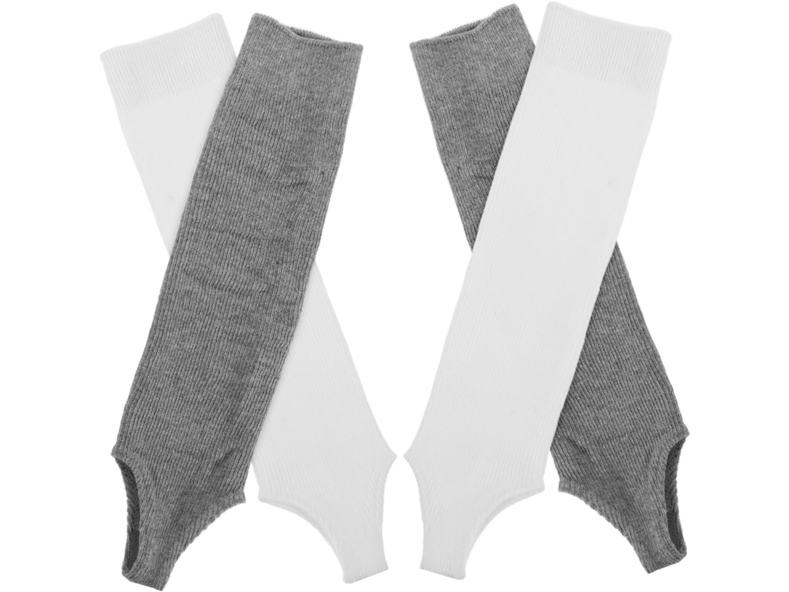 2 Pares De Calentadores De Piernas De Punto Para Ballet Para Mujeres Y Niñas