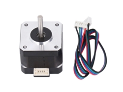 Motor de passo Rebe-motor 42, 2 fases, resistente a altas temperaturas, em aço carbono, baixo ruído e alto torque para impressora 3D, com cabo.