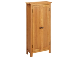 Maison Exclusive - Armario De Almacenaje De Madera De Roble Maciza 50x22x110 Cm