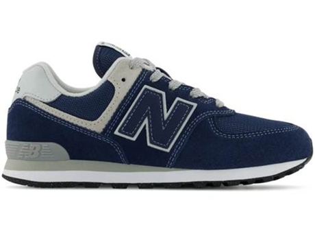 Zapatillas Deportivas NEW BALANCE 574 Para Niños (Azul Mariño - Material Sintético, Tejido -35,5)