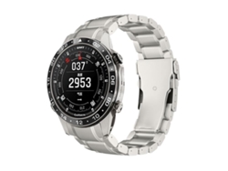 Bracelete Para Garmin (22mm) - Liga De Titânio - Fivela De Segurança Curva - Liberação Rápida Titânio