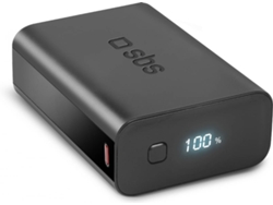 Powerbank SBS TEBB20000LCDEVOPD20K (20.000 mAh - USB-C - Negro)