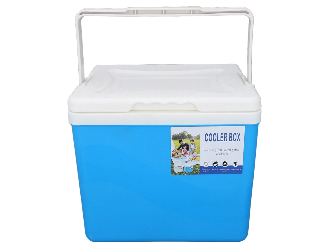 Nevera Portátil Aislada De Eps De 10 Litros Con Asa Para Camping, Picnics, Pesca Y Uso Comercial - Azul