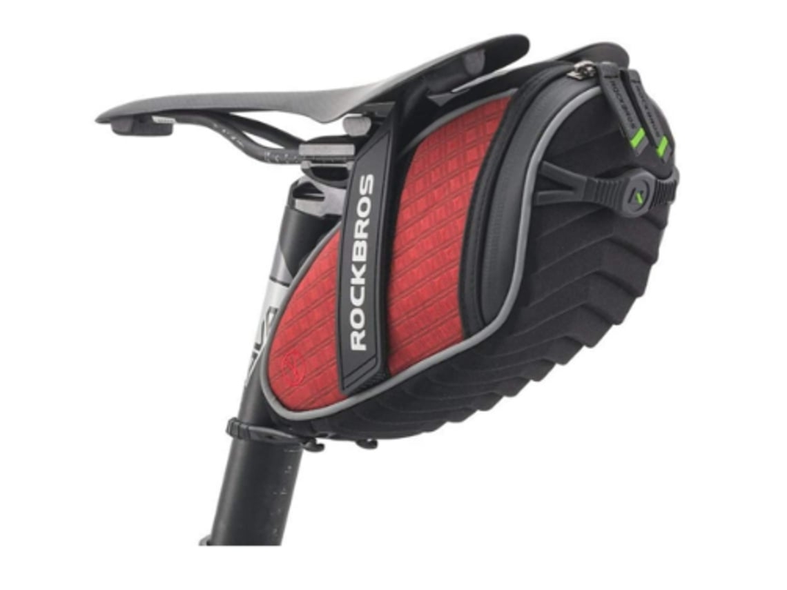 Bolsa para sillín de bicicleta FACPOET 3D Shell con paquete de asiento para ciclismo.