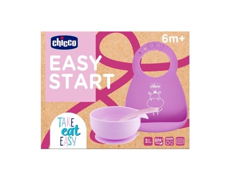 Set Vajilla Silicona Easy Start 6M CHICCO