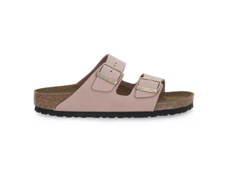 Chanclas de Mujer BIRKENSTOCK Arizona Piel Rosa (40)