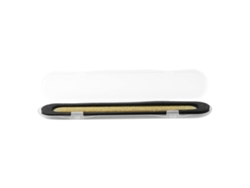 Herramienta de pedicura Rebe Nano Glass para eliminar piel muerta y callosidades, raspador de pies dorado, 12 cm
