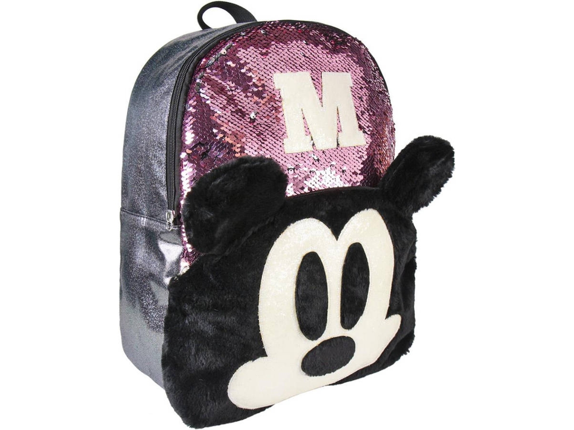 Mochila MICKEY MOUSE (Rosa - Poliéster - 42x30x13 cm)