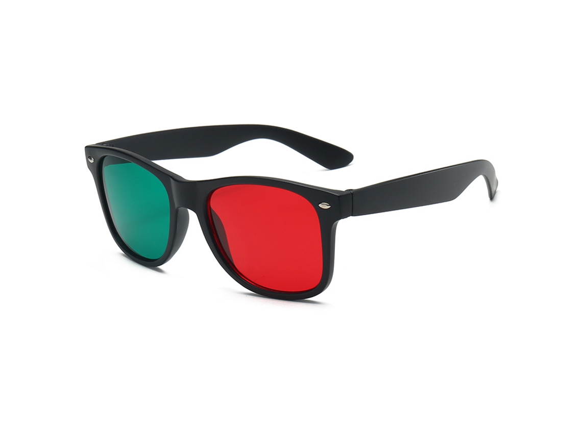 Gafas 3d Rojo-verdes, Aptas Para Películas Y Videojuegos En 3d. Siurn