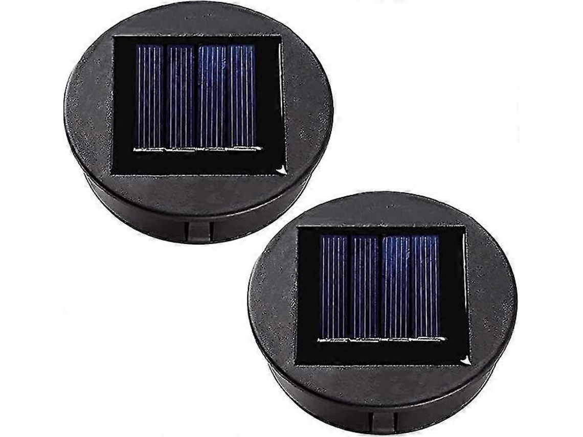 2 Piezas Reemplazo Techo Luz Solar Para Linternas Con Panel Solar Y Bombilla Led, Decoración Jardín Exterior Diy