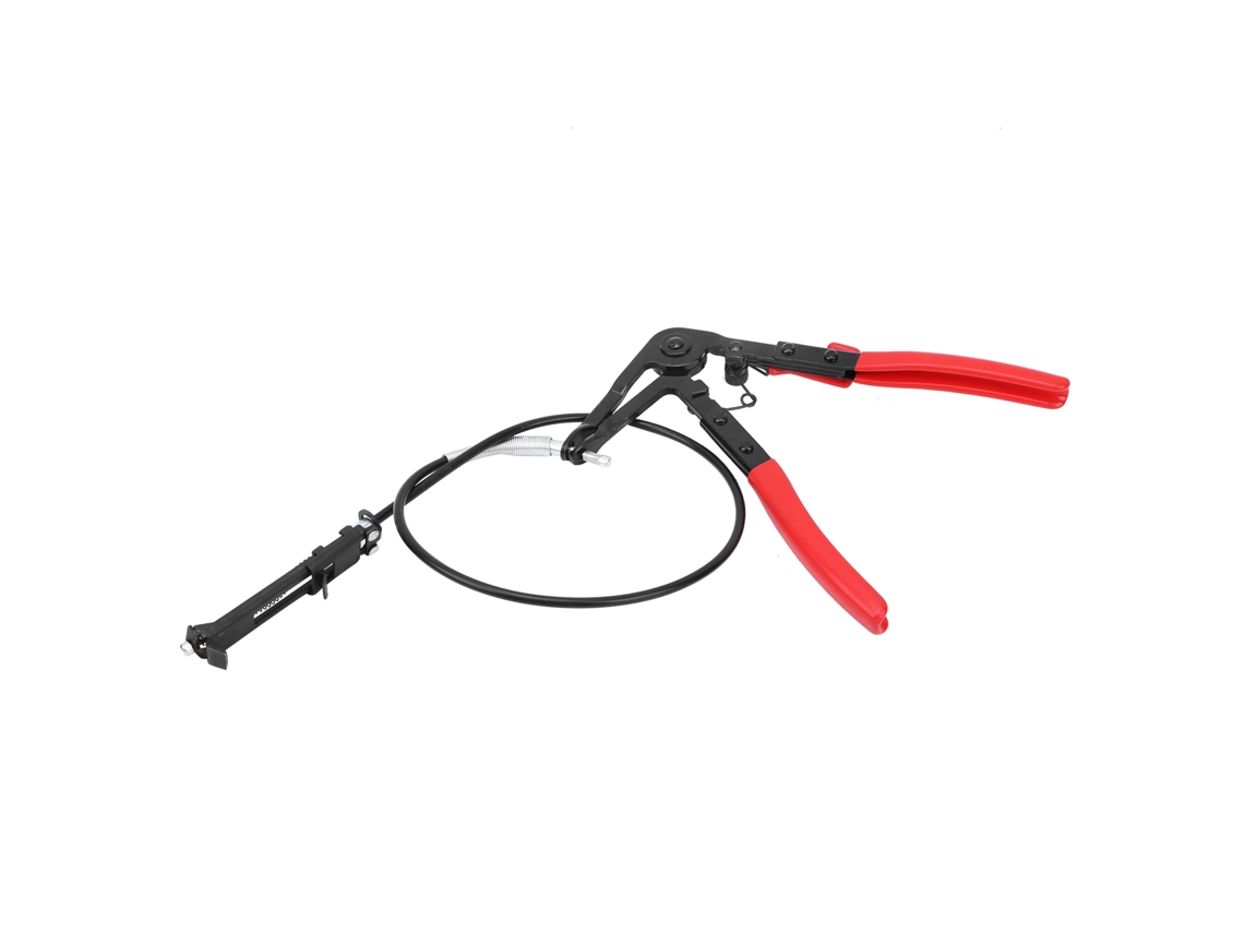 Alicates de pinza con garganta flexible para tuberías, cables y mangueras. Herramienta neumática duradera fabricada en acero al carbono.