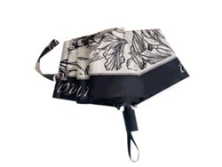 Paraguas Antiguo Floral Plegable Ligero Manual Con Protección Uv Para Mujer Niña Niño Viaje