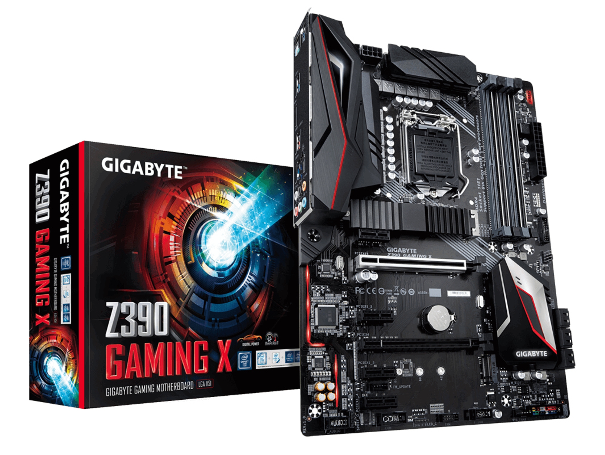 Placa Base GIGABYTE Z390 Gaming X (Socket LGA1151 - Intel Z390
