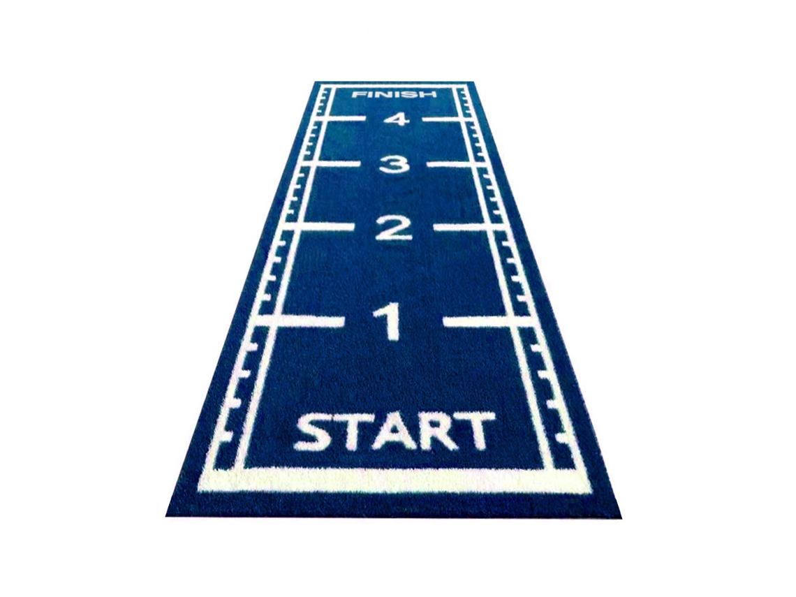 Pista De Atletismo De Césped Artificial - 5 X 1,5 Metros - Azul