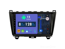 Coche Radio Android Auto Autoradio 8GB RAM 128G ROM CarPlay Navegación GPS Pantalla Táctil RoverOne para Mazda 6 II GH 2007 - 2012 