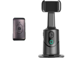 Trípode Con Ia Para Teléfono Móvil Con Rotación De 360°, Batería Recargable, Negro.
