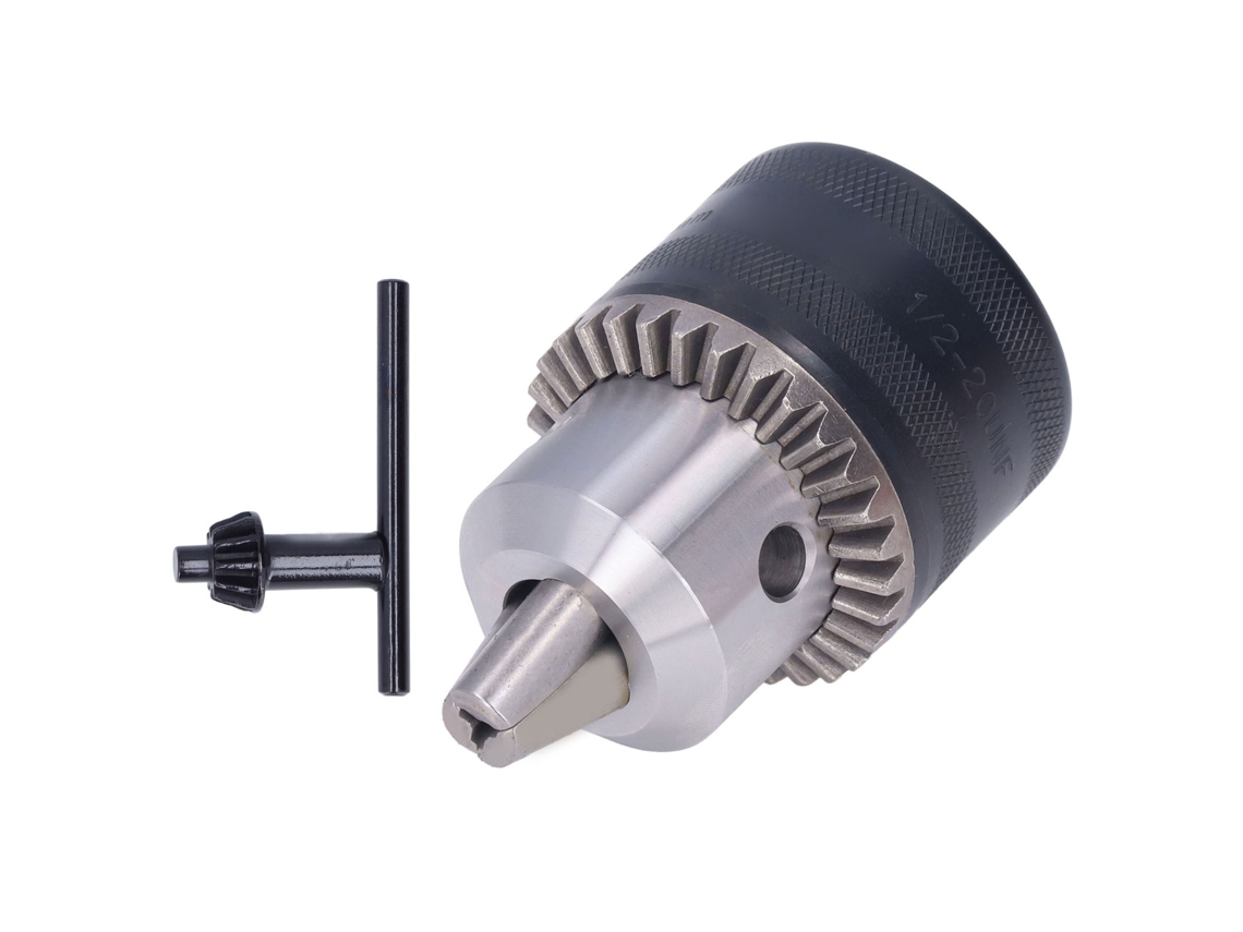 Adaptador De Mandril Sin Llave De 3-16 Mm, 1/2-20unf, Acero Inoxidable, 3 Mordazas Para Taladro