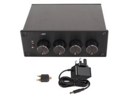 Mixer Estéreo Rca 4 Entradas 1 Salida Hifi De Doble Canal Con Volumen Ajustable Mixer De Sonido De 4 Vías