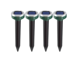 Repelente ultrasónico de serpientes con energía solar, resistente al agua, para exteriores. Previene ratas y serpientes.