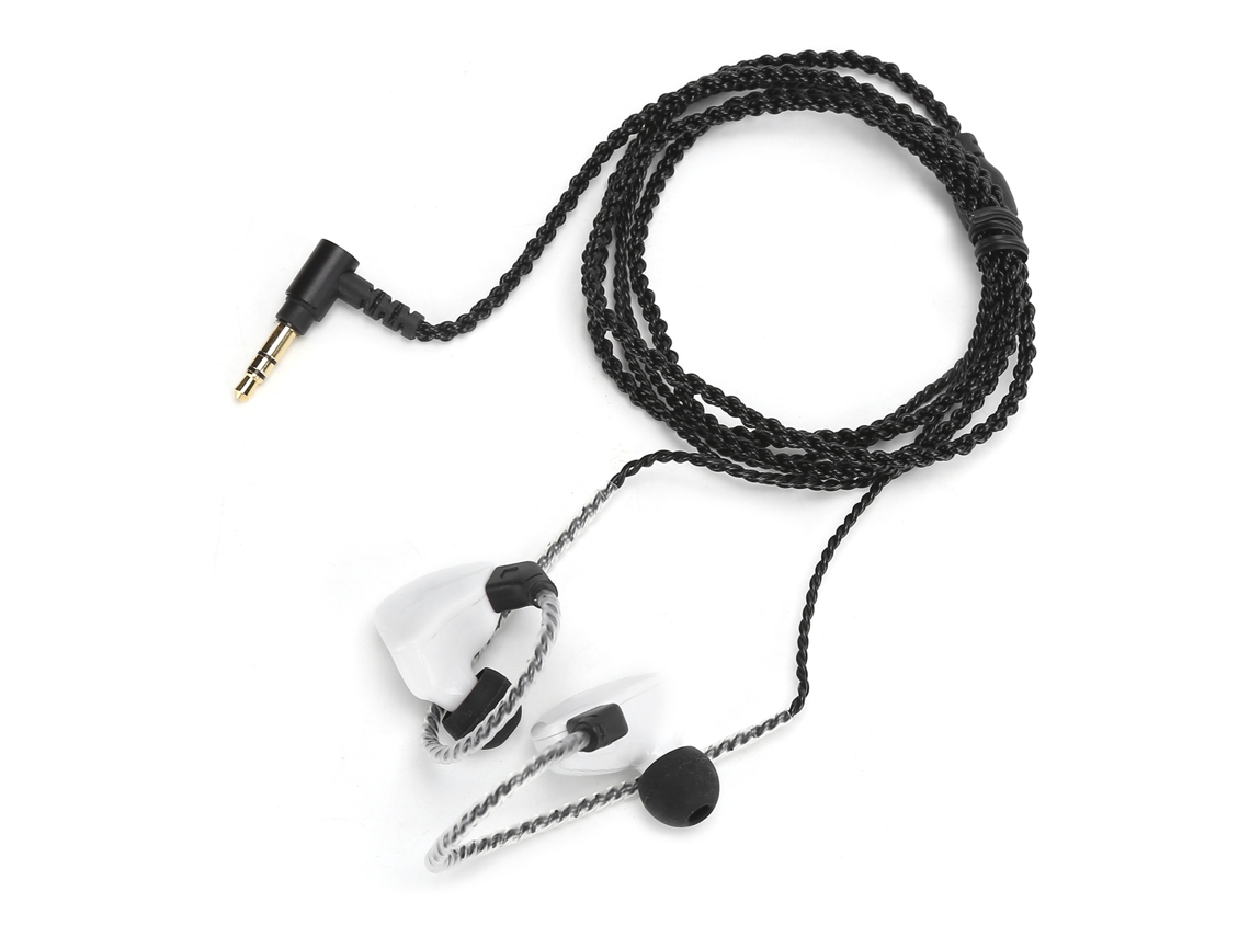 Fones De Ouvido Sem Microfone Hifi Redução De Ruído Graves Intensos Intra-auriculares Para Esportes Branco