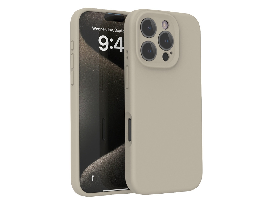(gris, Iphone 15 Plus) Funda De Silicona Líquida Para Teléfono, Compatible Con La Serie Iphone, Protección Total De La Lente Contra Caídas.