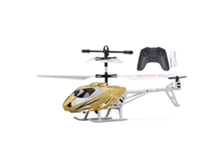Helicóptero de juguete Walshlxq League RC de 2,5 canales con luces LED, resistente a impactos y control remoto para niños.