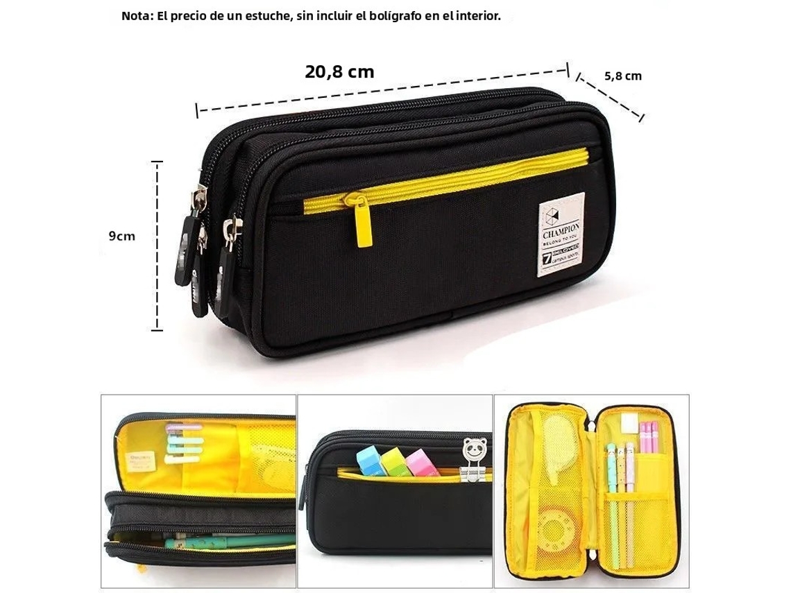 (estilo 2) Estuche Grande Unisex Para Lápices, Estuche Para Lápices De Papelería, Caja Para Guardar Lápices