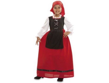 Disfraz de Niña DISFRAZZES Aldeana (Talla: 3 a 4 años)