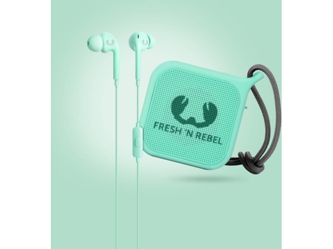 Auriculares con cable FRESH 'N REBEL 8GIFT04PT (In ear - Micrófono - Verde)