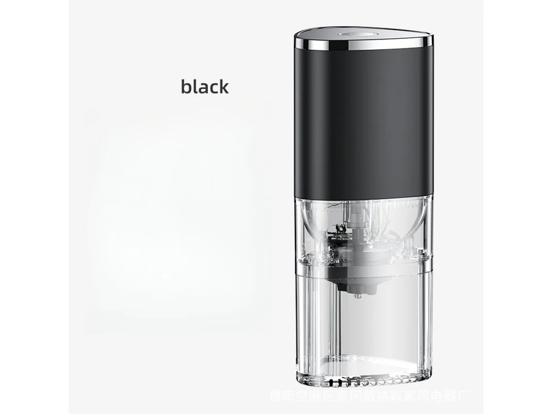 Molinillo de café eléctrico Yizhood con molienda ajustable (negro)