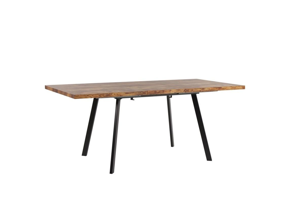 Mesa de comedor BELIANI Harlow de MDF Madera clara 90x180x76
