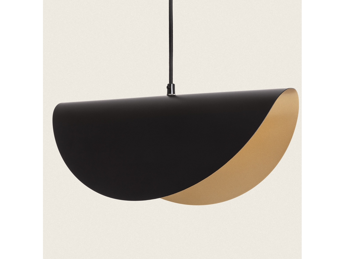 LEDKIA Lámpara Colgante Metal Caravaggio Negro