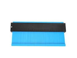 Calibrador De Contorno De Forma Irregular De Plástico Abs De 10 Pulgadas Para Carpintería - Azul