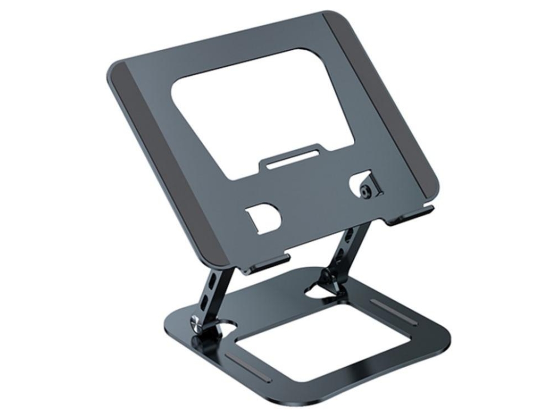 J30 Suporte De Resfriamento Para Laptop De Liga De Aço Ajustável E Dobrável Portátil Cinza